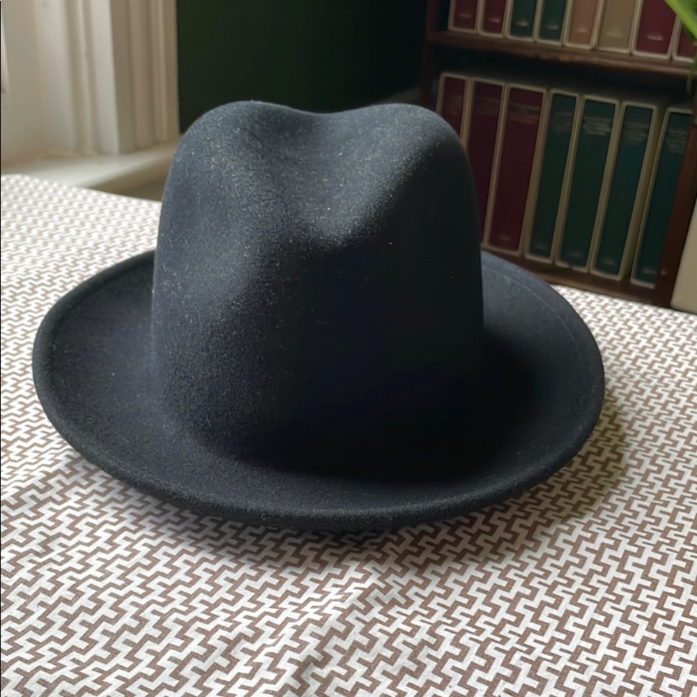 Coal all wool fedora black S